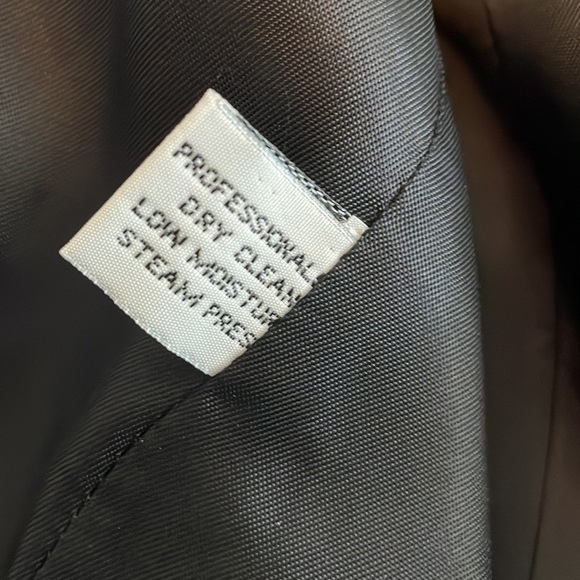 Vintage Jones New York Women’s Wool Navy Blue One Button Blazer Jacket Size 6 - Picture 7 of 8